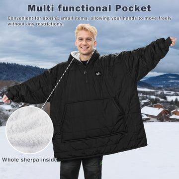 Catalonia lightweight foldable travel blanket packed for portability