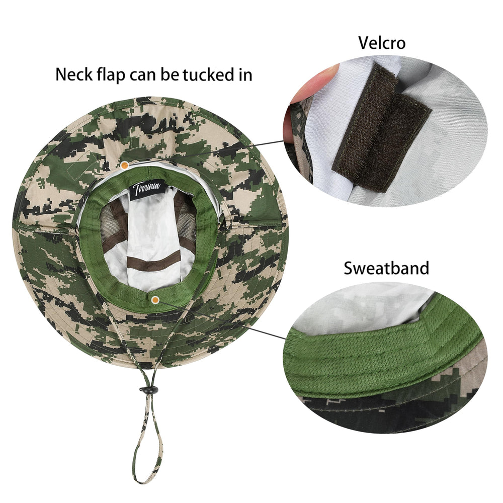Neck flap cover extended for neck sun protection