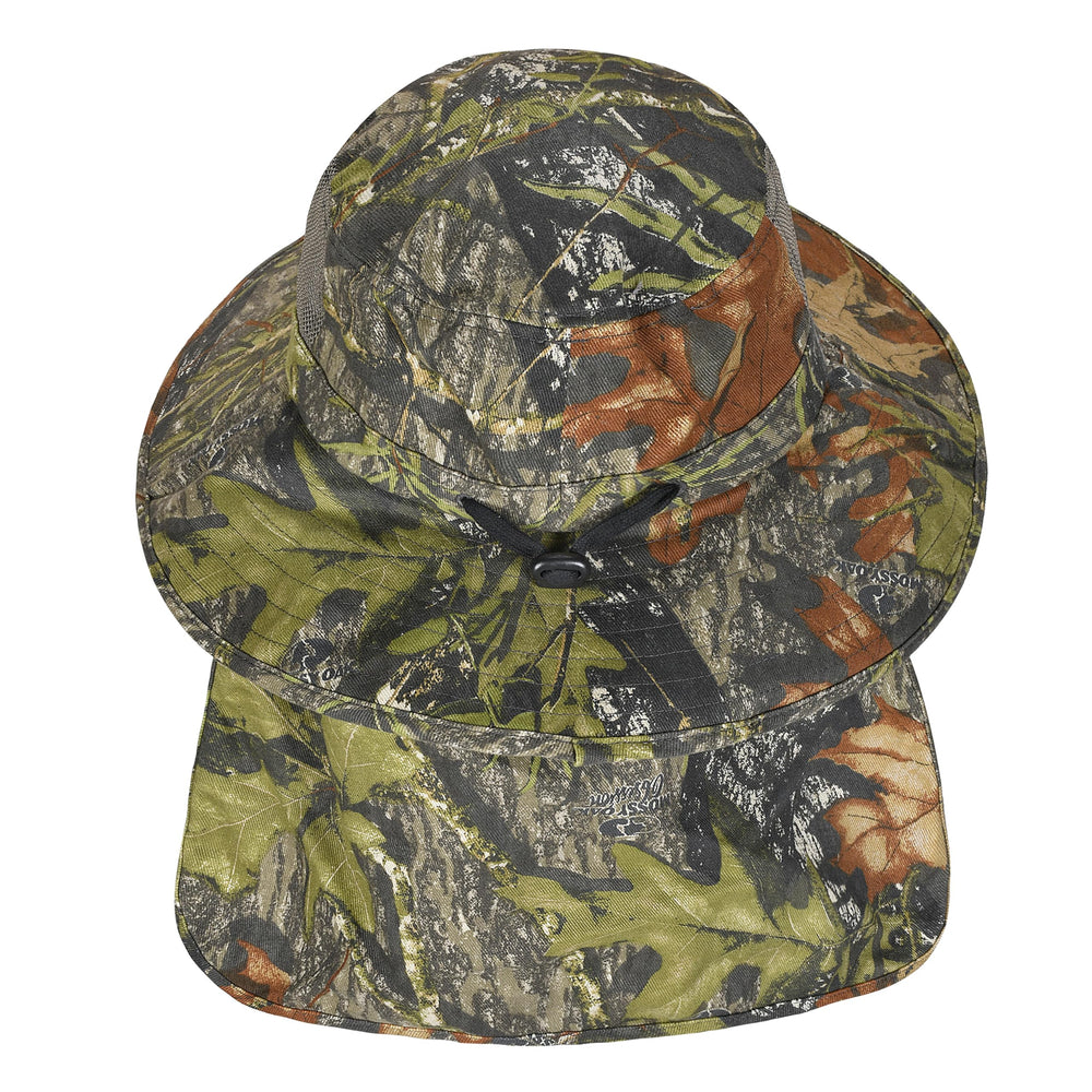 Close-up of 4-inch brim and UPF 50+ protection