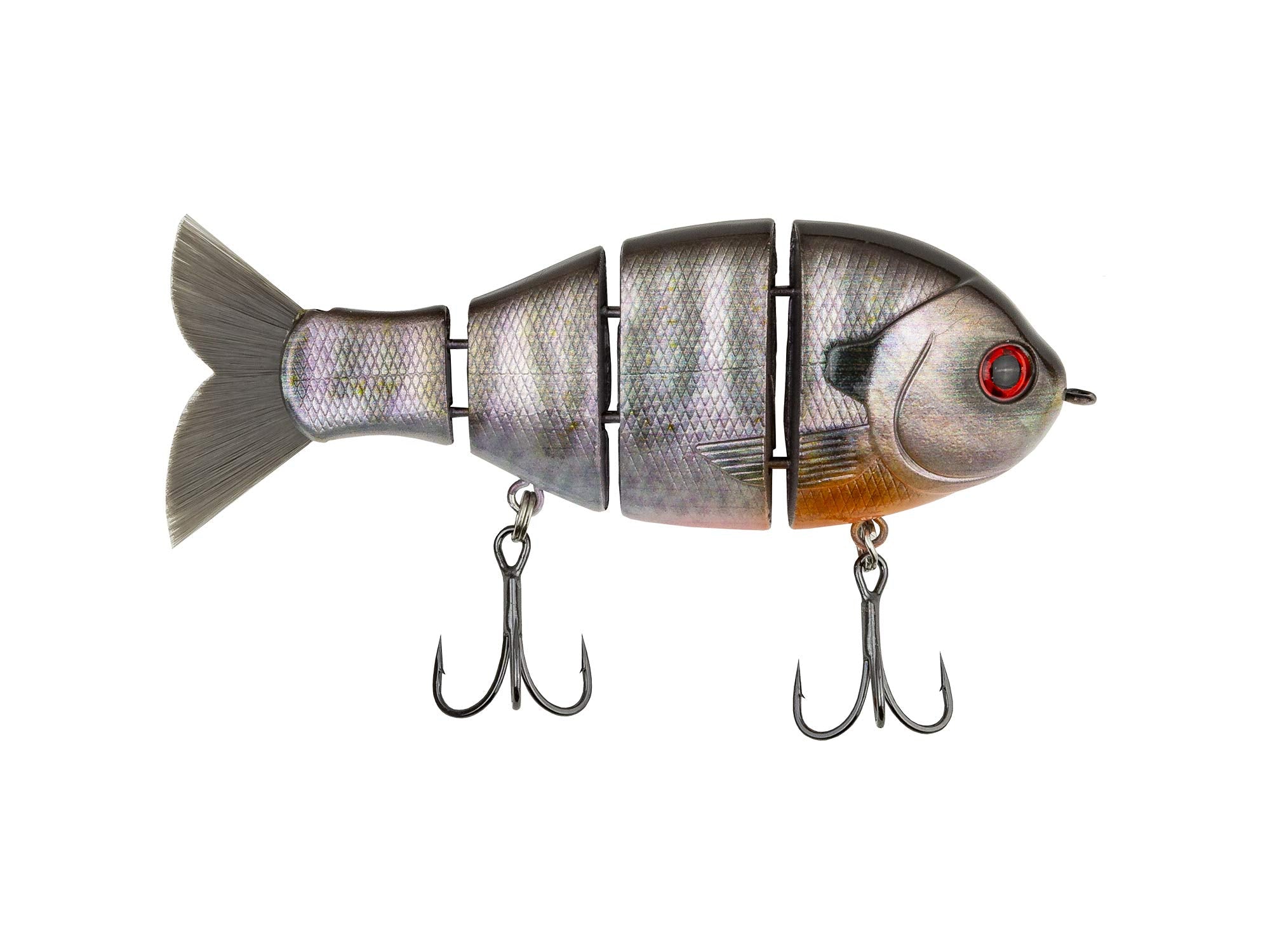 Catch Co Baby Bull Gill 3.75 inch water action showing lifelike bluegill swim.
