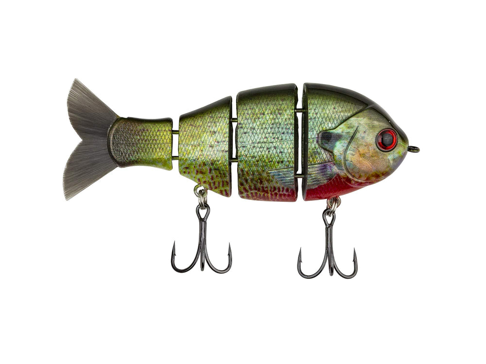 Catch Co Baby Bull Gill swimbait front view with compact, easy-to-cast design.