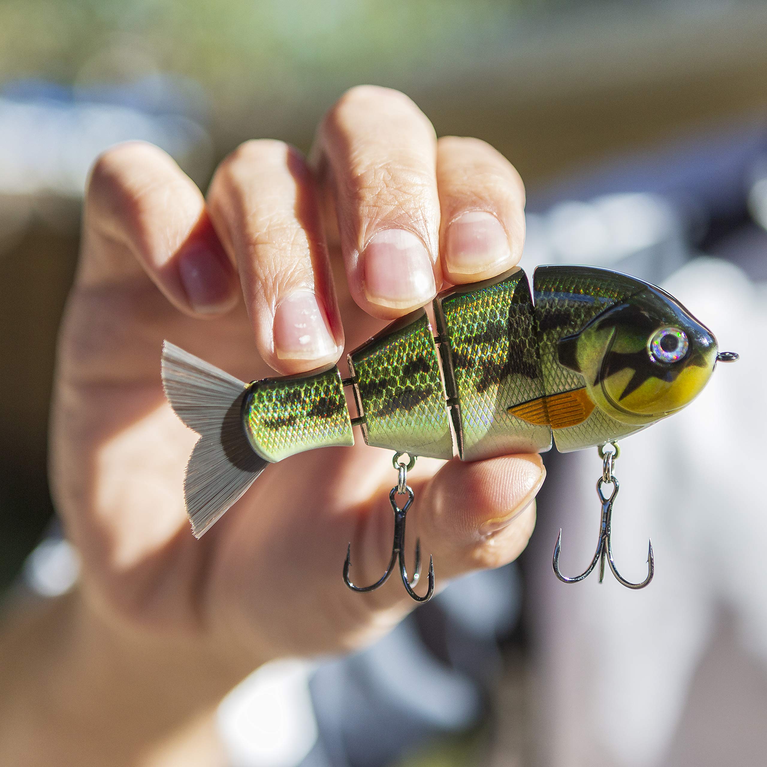 Hard plastic construction provides durable casting and long-lasting use.