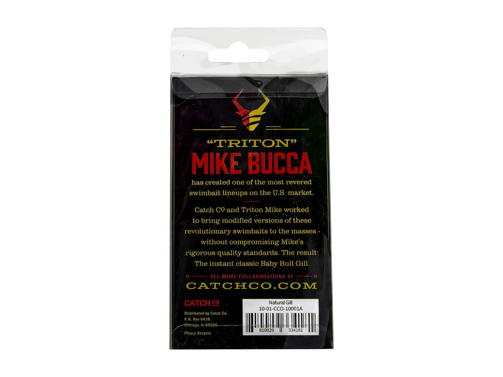 Catch Co Mike Bucca collab packaging featuring limited edition lure design.