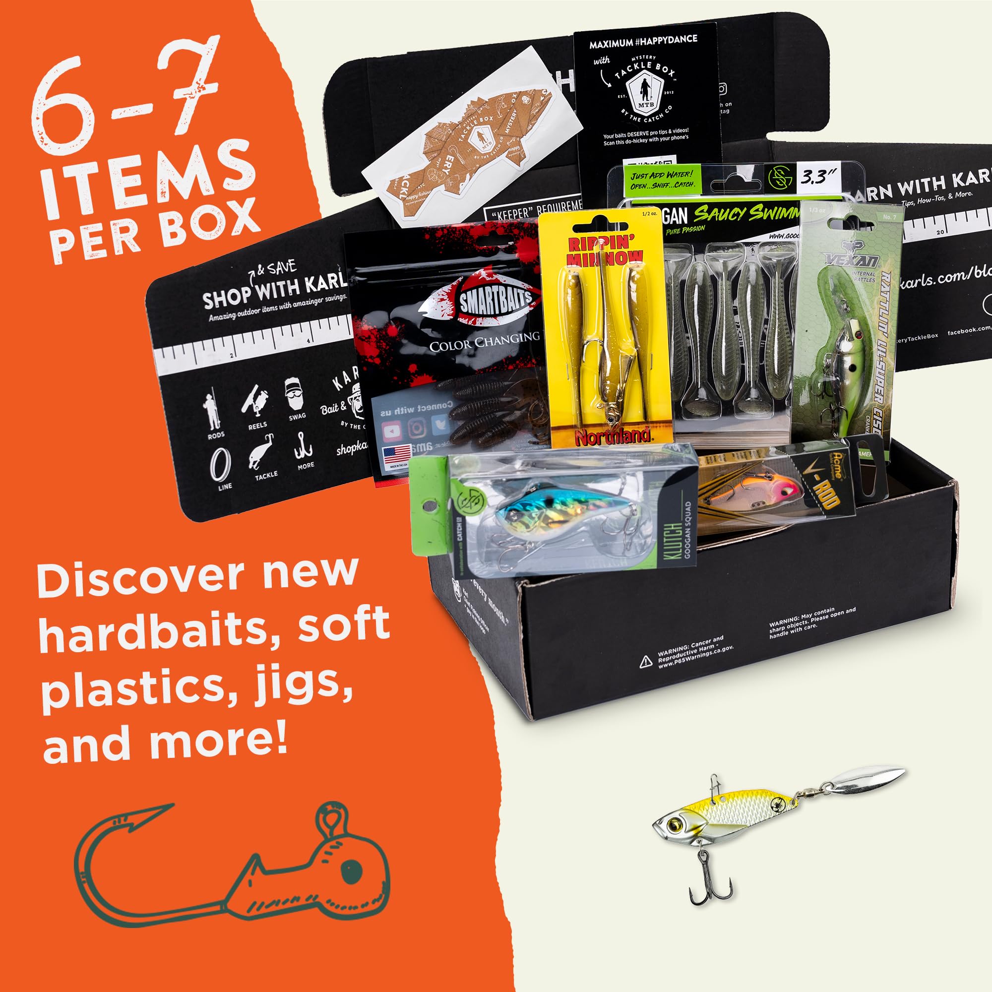 Includes terminal tackle for Walleye from MTB PRO kit