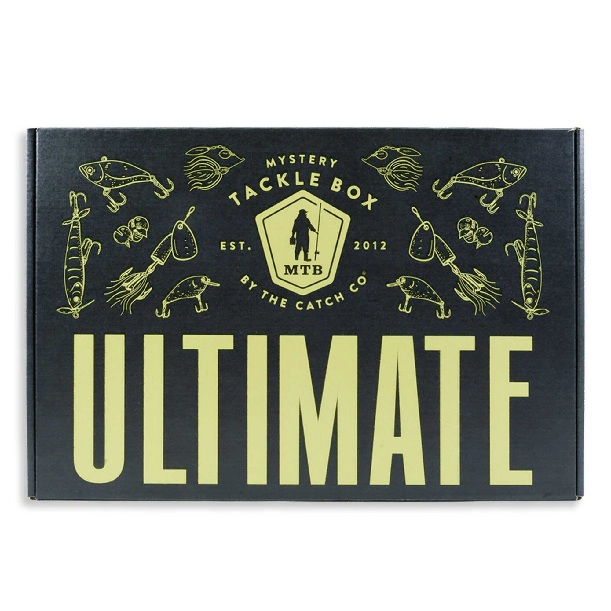 Catch Co MTB Ultimate Bass Box open reveals bass-friendly lures to jumpstart outdoor fishing sessions.