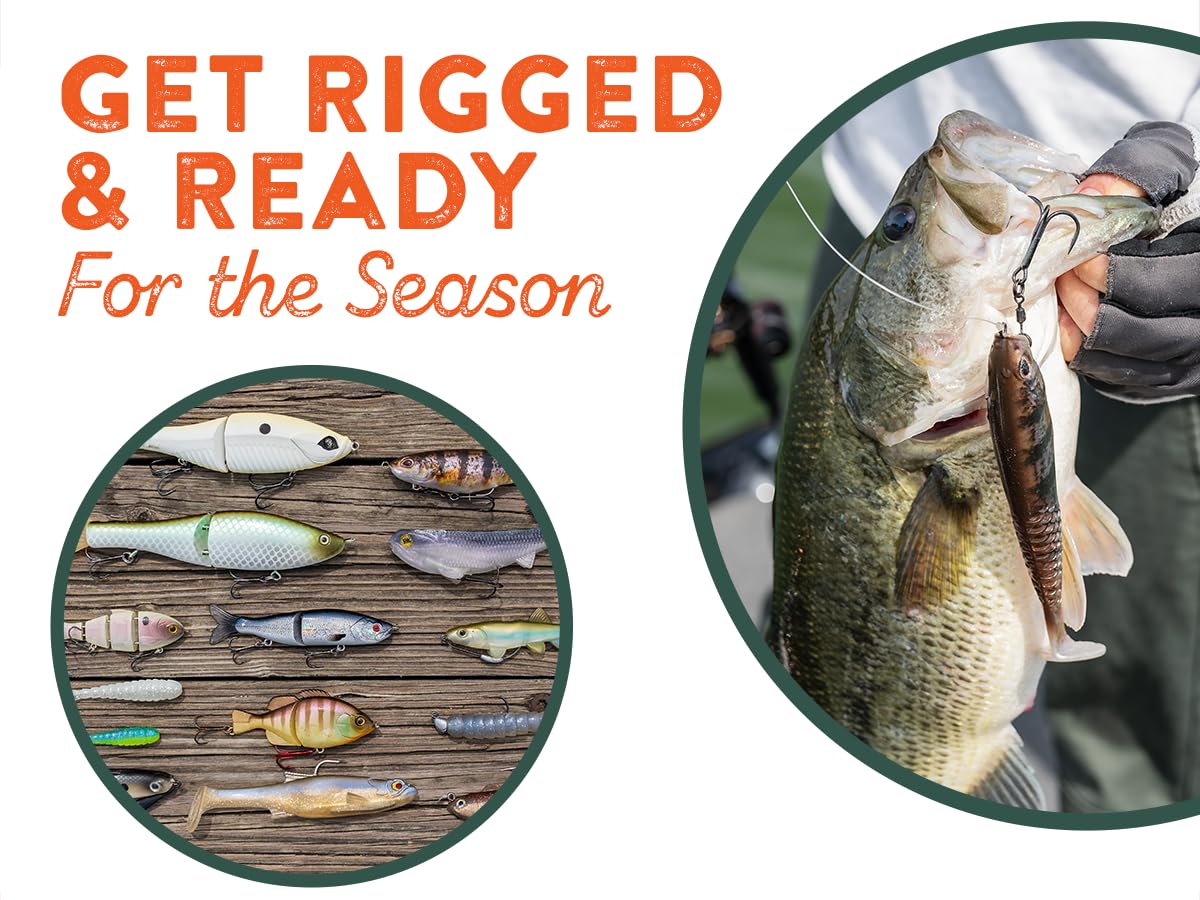 Catch Co Mystery Tackle Box swimbaits bonus decal adds personal tackle box flair.