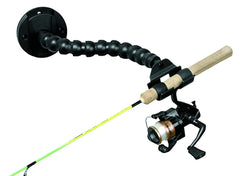 Catch Cover MF01 rod holder close-up showing sturdy molded plastic for reliable ice fishing setup