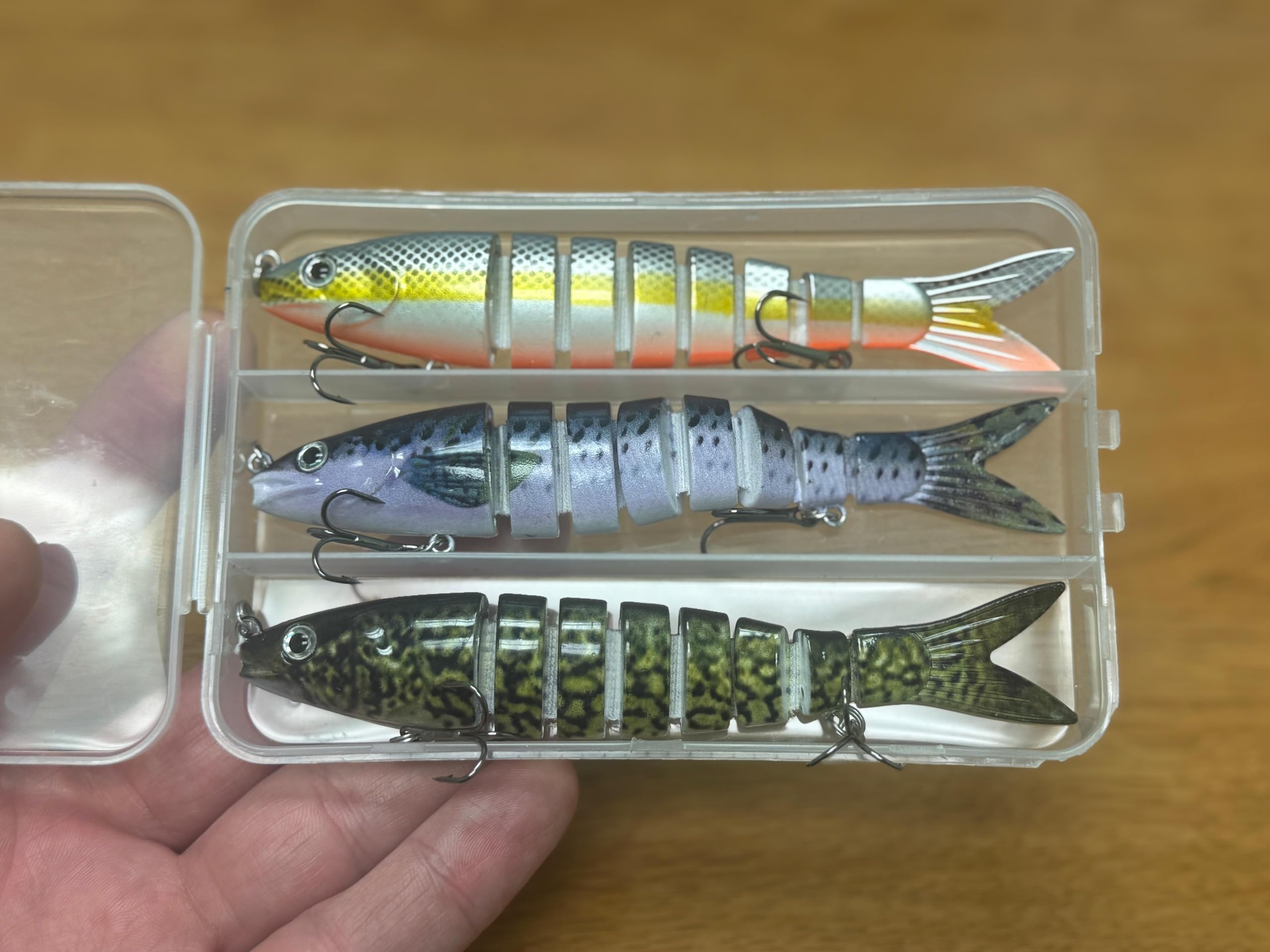 Durable ABS construction of Catchro bass lures