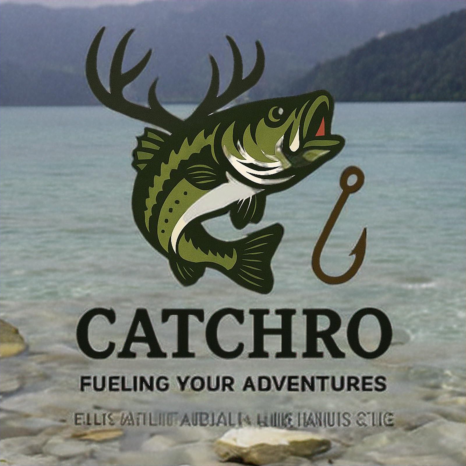 Angler selecting Catchro lures for freshwater fishing