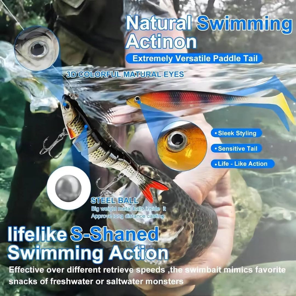 Ready-to-use fishing gear with Catchro bass lures