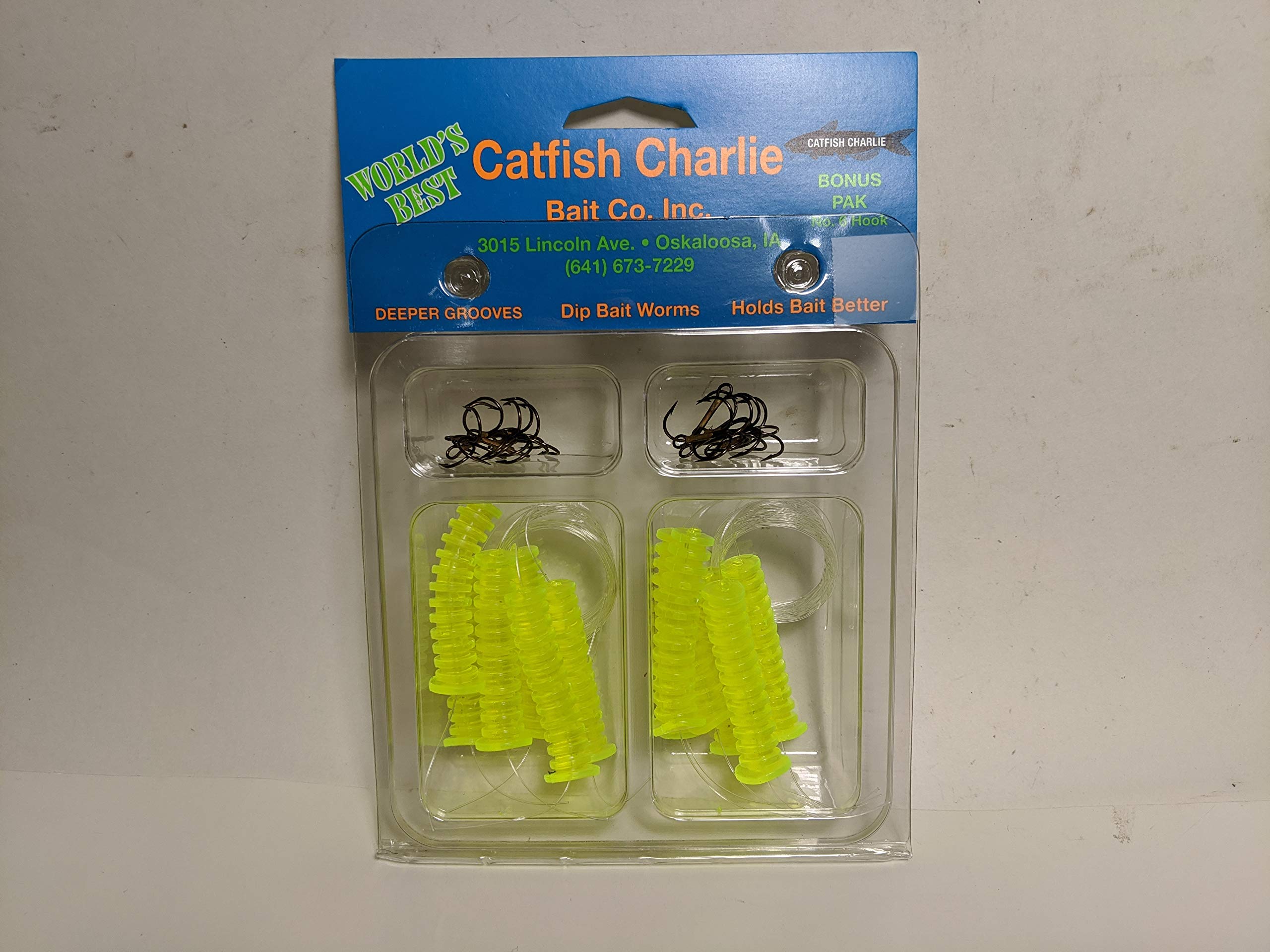 Catfish Charlie dip worm usage closeup illustrating dip application for quick rigging