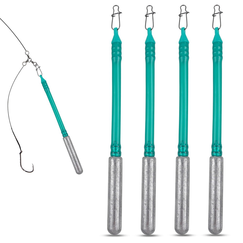 Catfish dragging weights 4oz each with stainless snap swivel