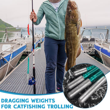 Versatile catfish sinkers for bottom bouncing and drifting