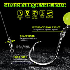 Dual rattling beads and rattlesnake sound chamber on the catfish rig