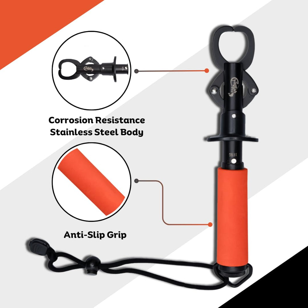 Catfish Pro lip gripper with adjustable lanyard