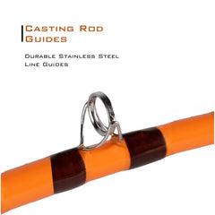 Heavy-duty stainless steel guides for durability