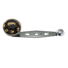 Catfish Pro power handle round knob grip improves comfort during retrieves.