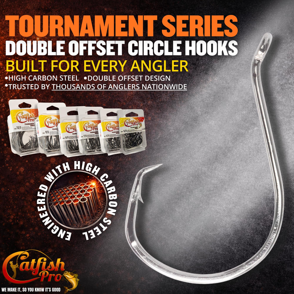 Catfish Pro 24-pack hooks ready for multi-trip use and reliable replacements.