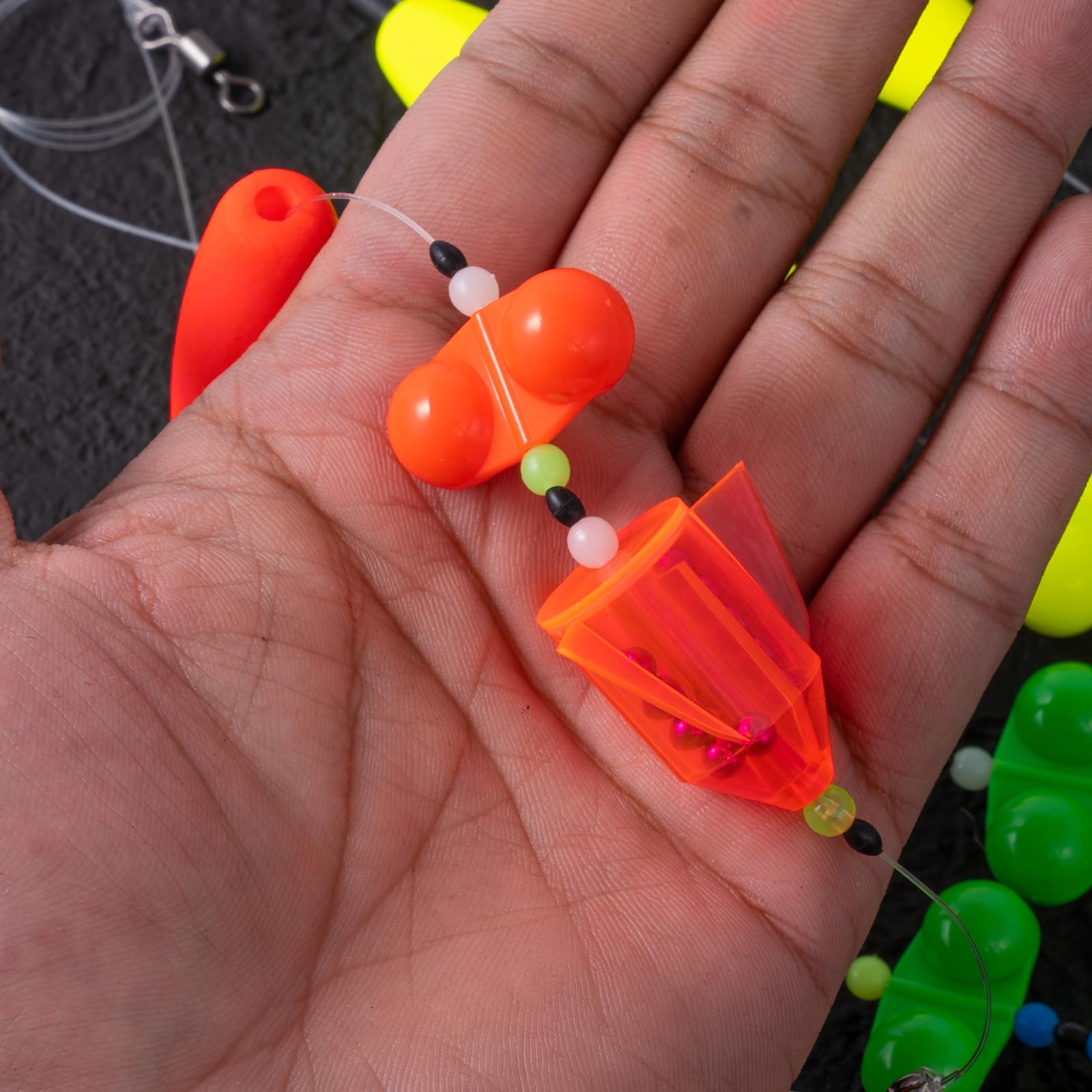 Fishing bobber stoppers for adjustable rig position
