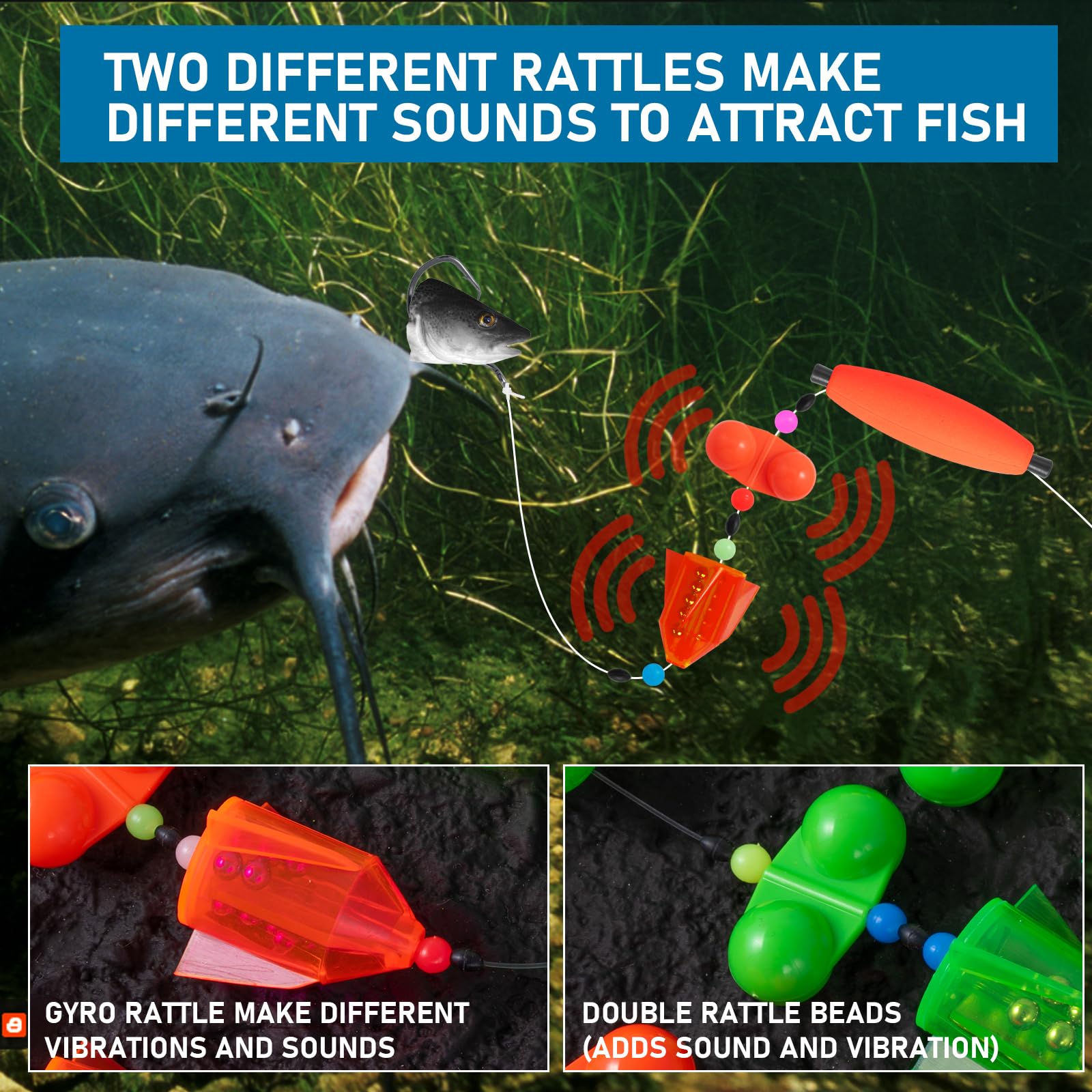 Kit for freshwater and saltwater catfish fishing