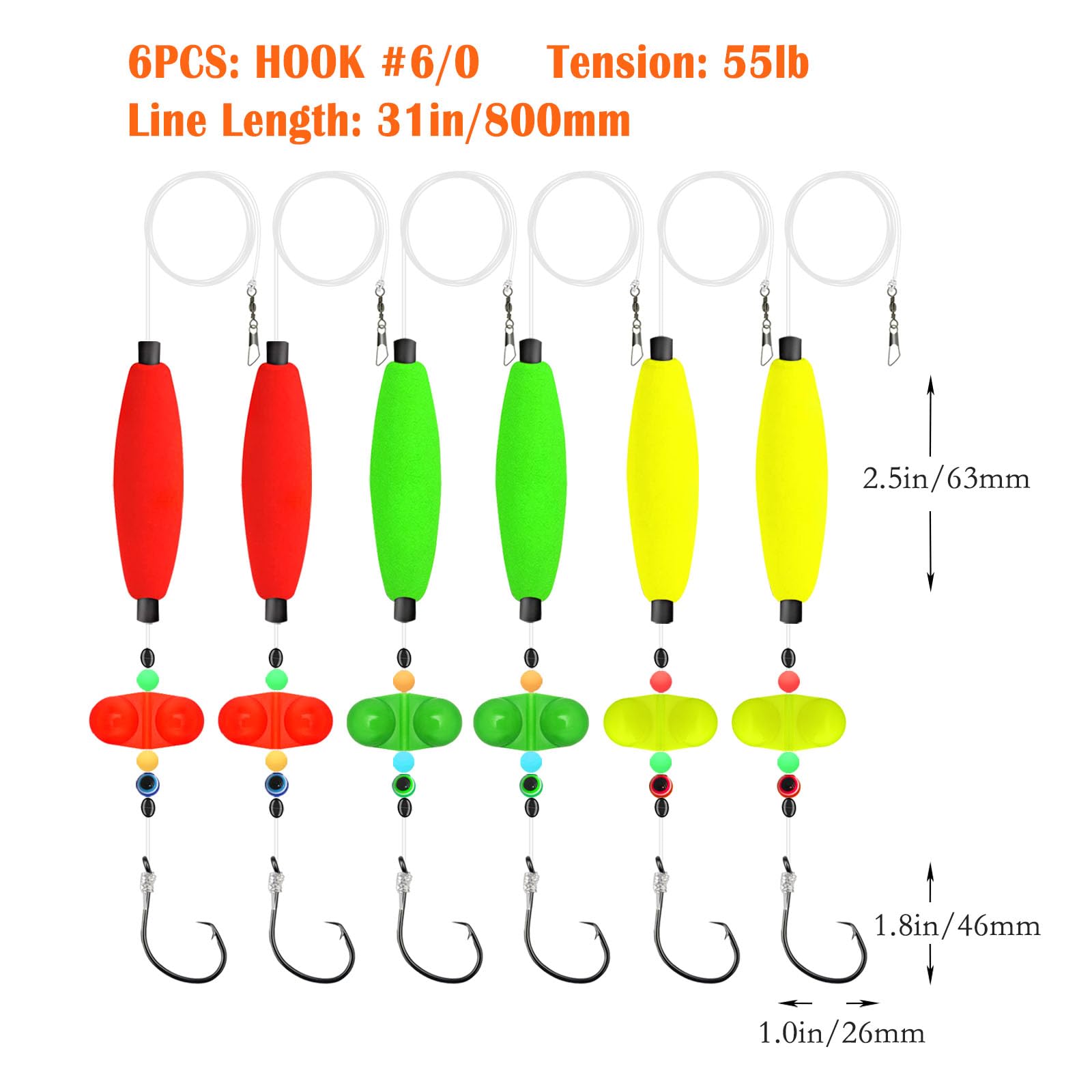 Tangle-free rig design for smooth casting and retrieval