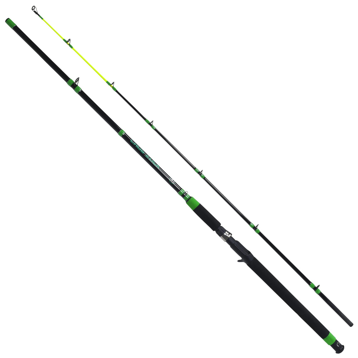 Catfish Sumo Chop Stick 7-6ft rod assembled for easy transport and monster catfish battles