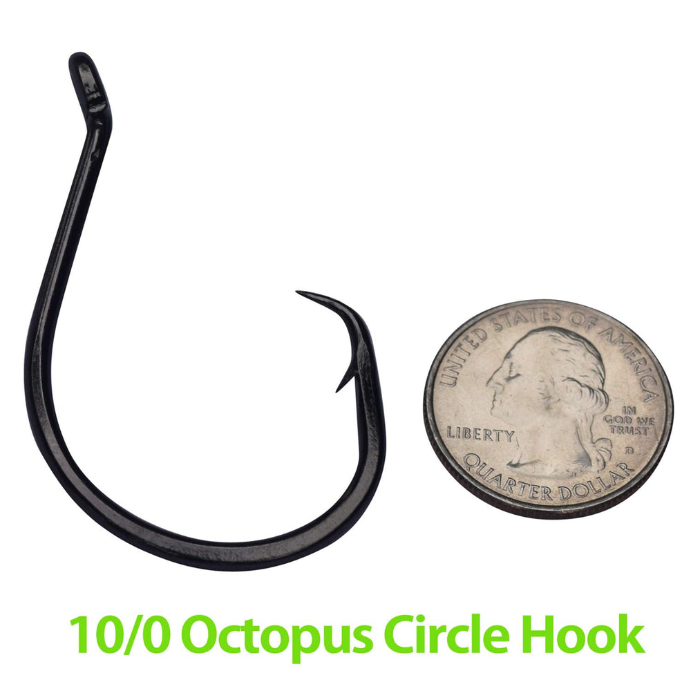 Catfish Sumo size 10 0 label image highlights target size for heavy freshwater trips.