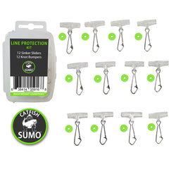 Catfish Sumo no-twist sinker slider showing smooth line flow to prevent twists.