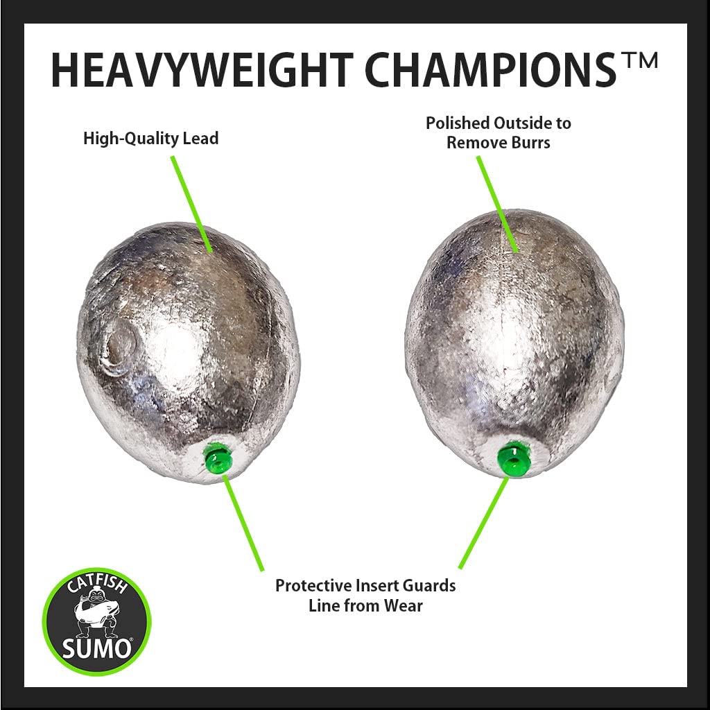 Catfish Sumo protective sleeve reducing line wear during weight movement