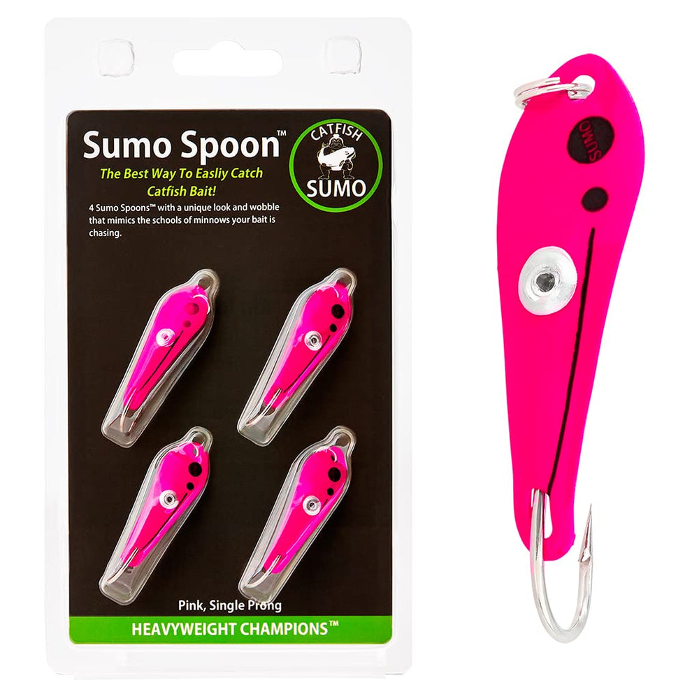 Catfish Sumo Sumo Spoon enticing wobble action in water