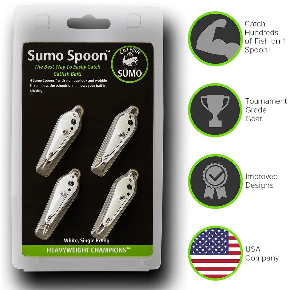 Catfish Sumo Sumo Spoon pink finish improves visibility