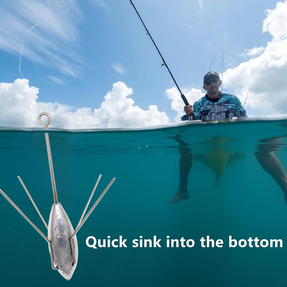 Catfish and surf fishing lead sinker for beach fishing