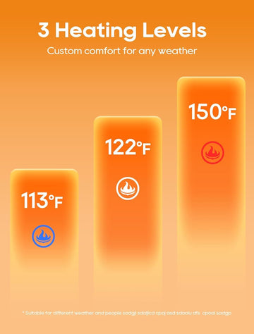 Cauasock Heated Gloves battery-indicator highlights real-time power for longer outdoor sessions.