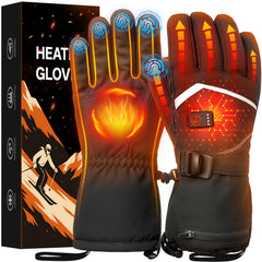 Cauasock heated gloves front view for all-day warmth and comfort.