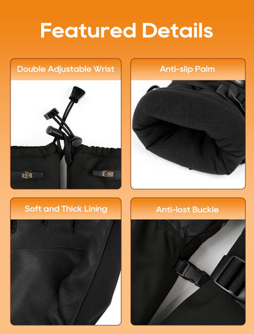Cauasock heated gloves gift-ready packaging suitable for outdoor enthusiasts.