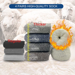 Caudblor men's merino hiking socks arch support helps prevent bunching during activity.
