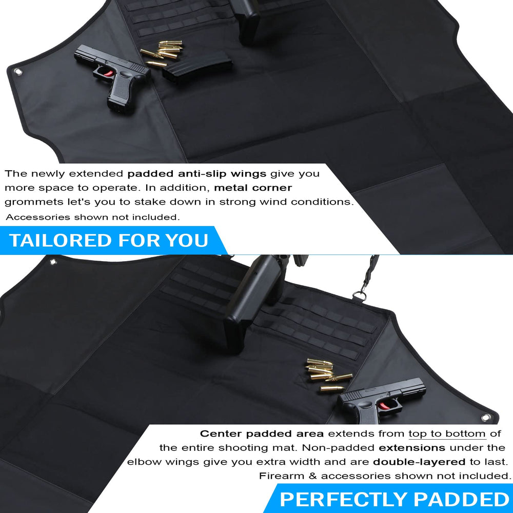 Cavebear mat uses waterproof fabric to resist mud and rain.