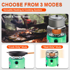 Caynel 2-in-1 with side handle demonstrates easy carrying for camping trips