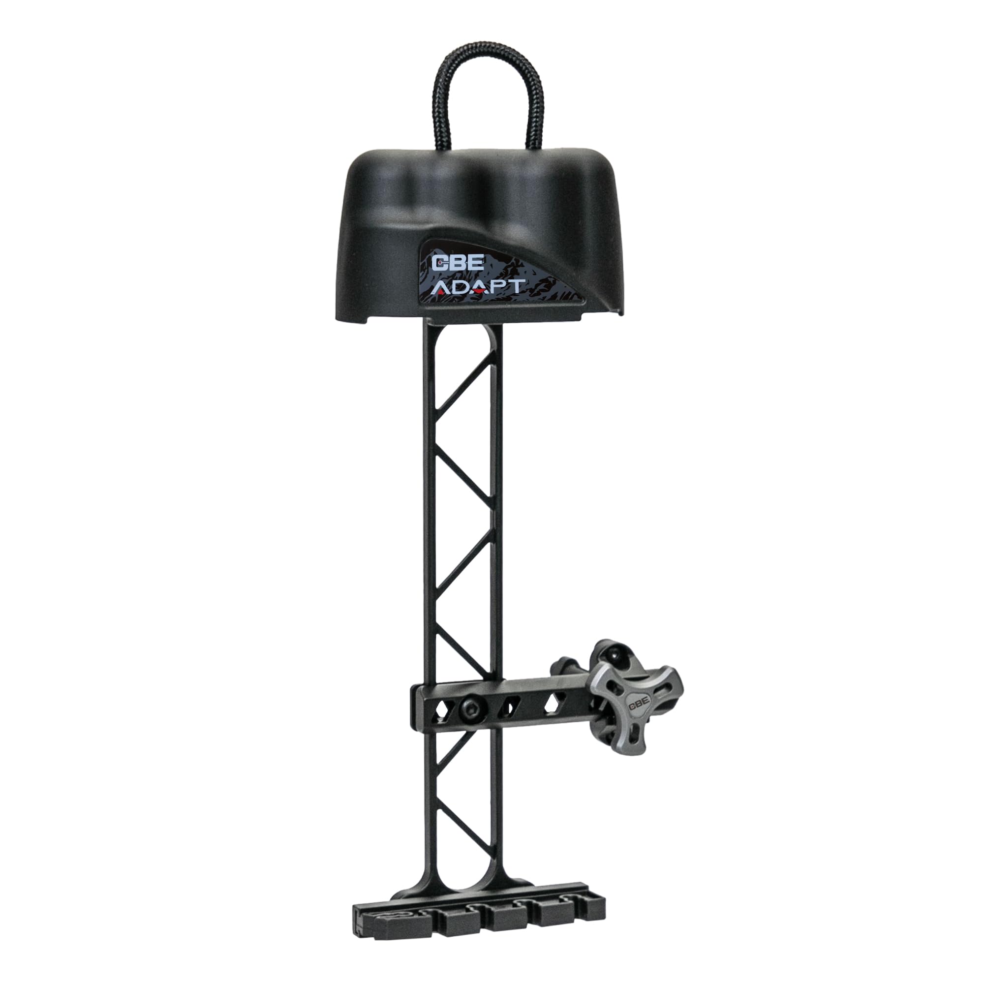 CBE Adapt Quiver 5-Arrow Black showing quick-access archery gear for field targets
