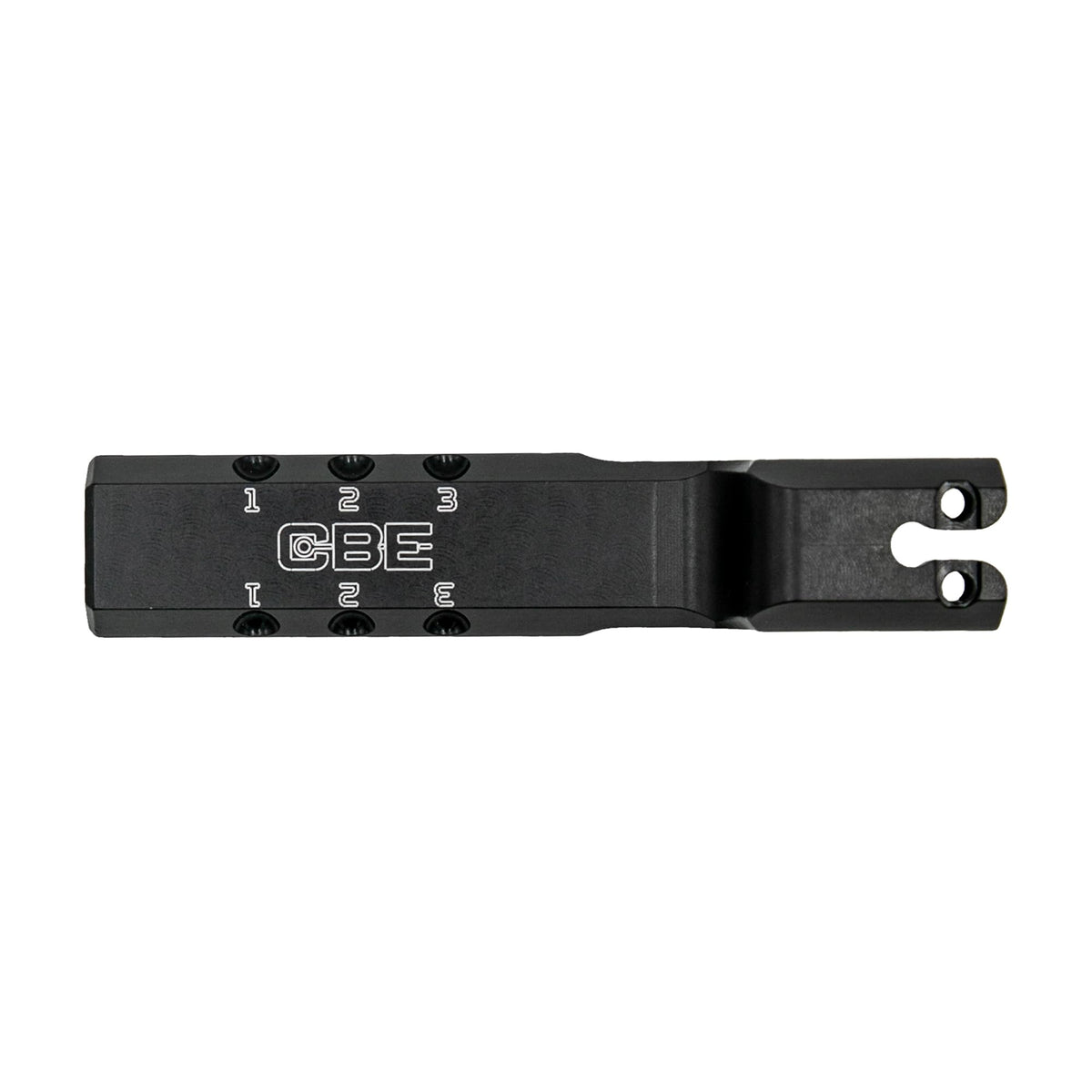CBE Bridge-Lock Dovetail Kit front view shows secure bow integration and quick setup