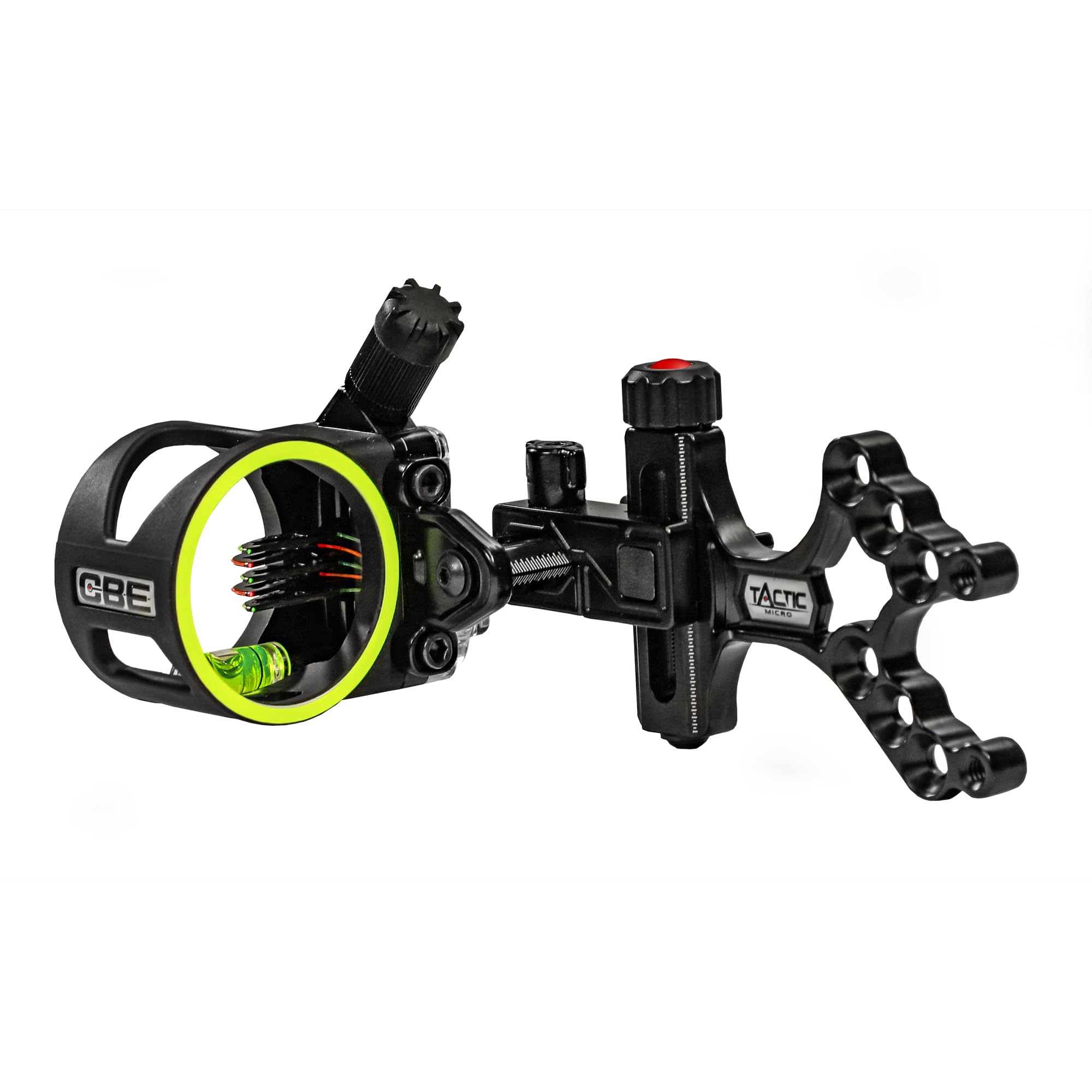 CBE Tactic Micro Sight front view with fiber-bright pins for quick target acquisition