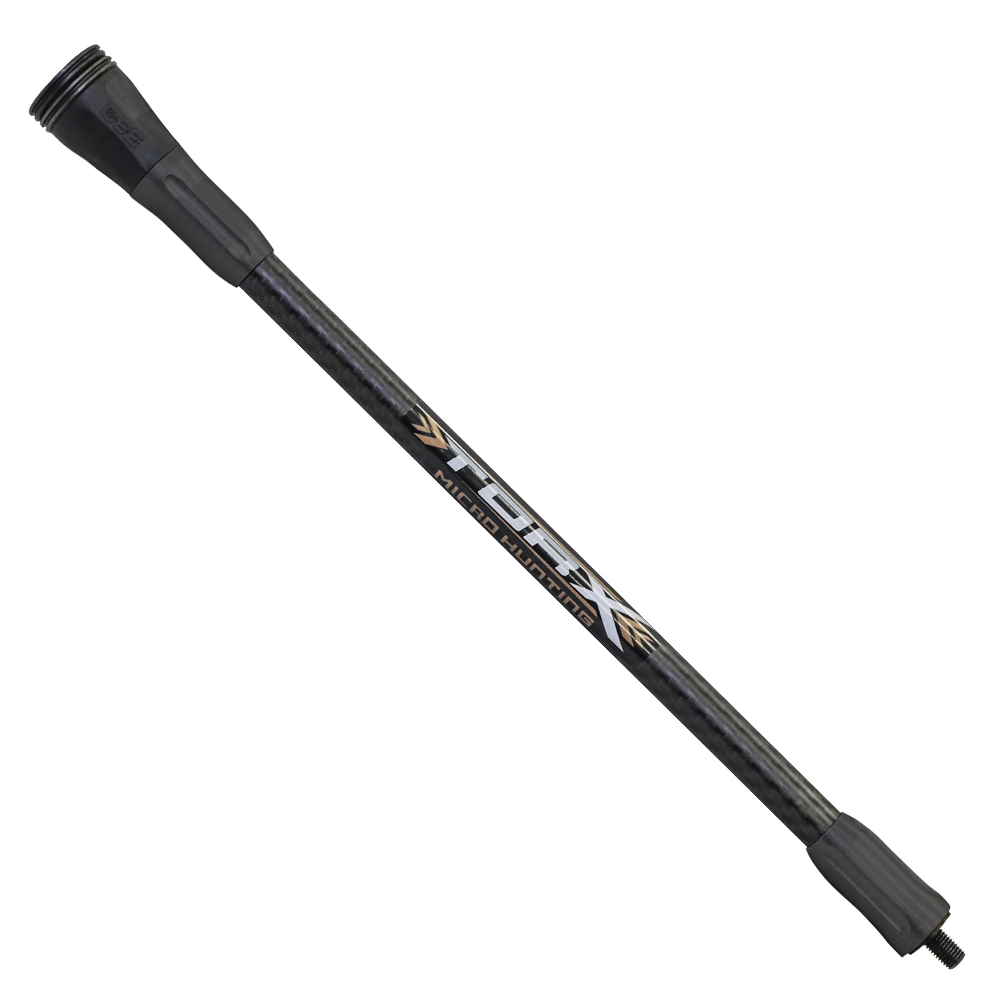 CBE Torx Micro Stabilizer 15-inch closeup shows lightweight carbon body for steadier aim