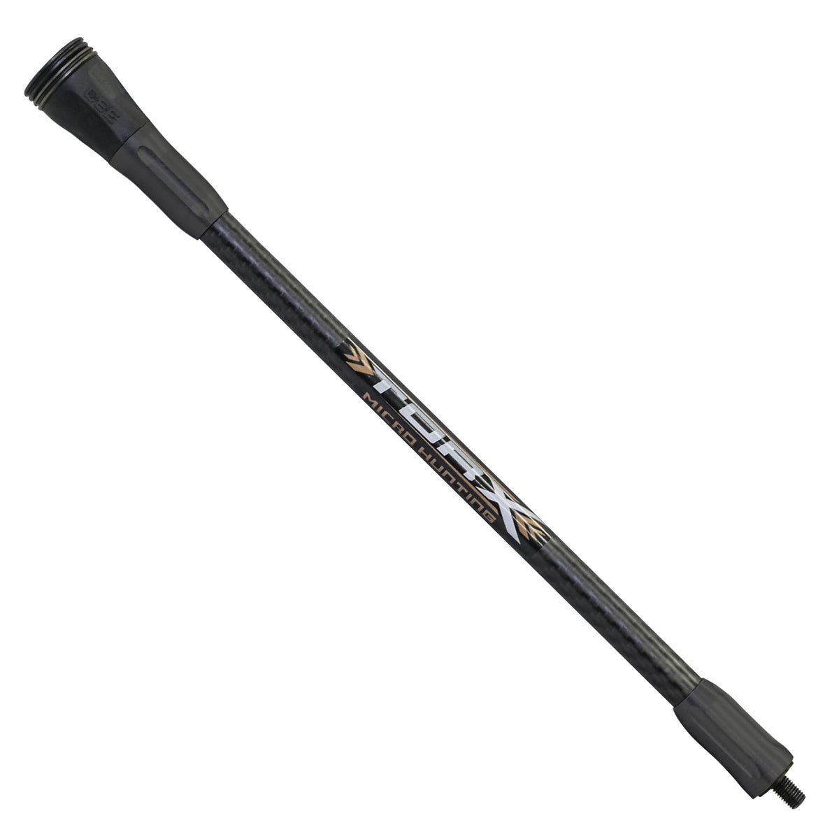 CBE Torx Micro Stabilizer 15-inch closeup shows lightweight carbon body for steadier aim