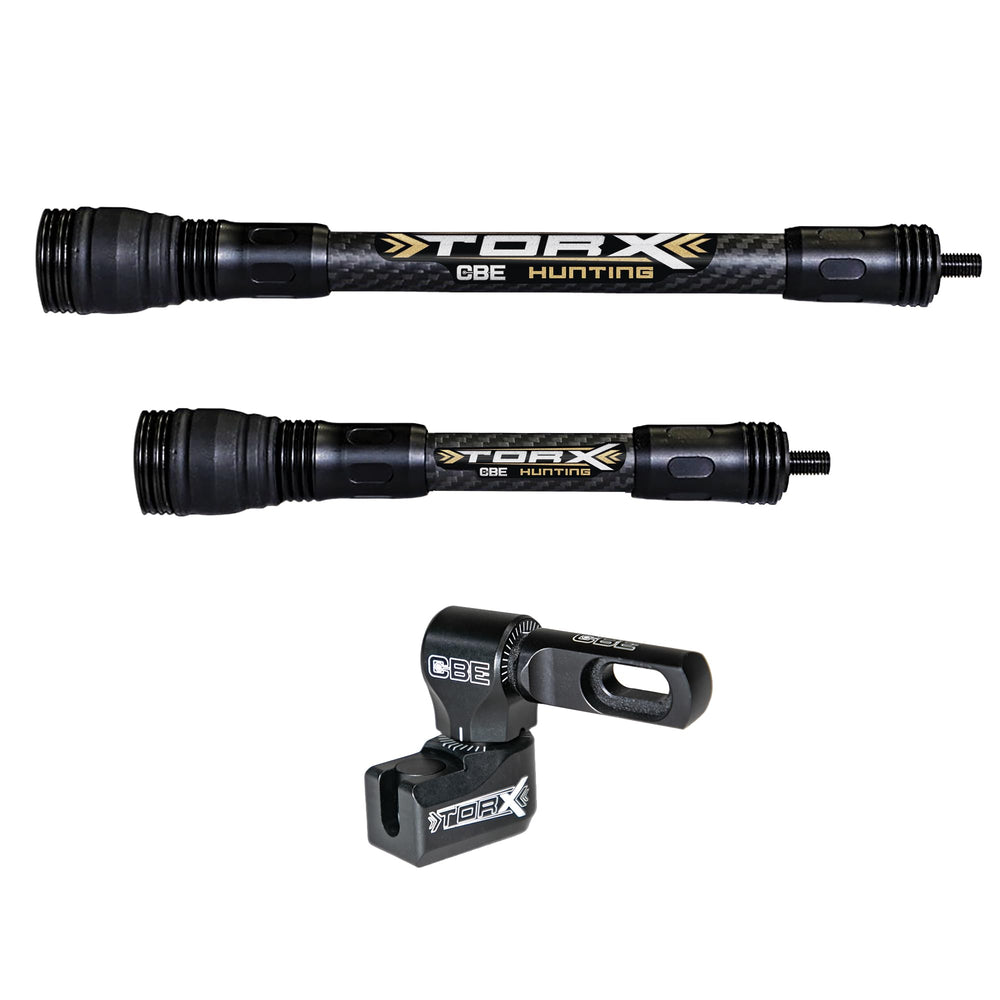 CBE Torx stabilizer kit front view with balanced bars for steadier shots
