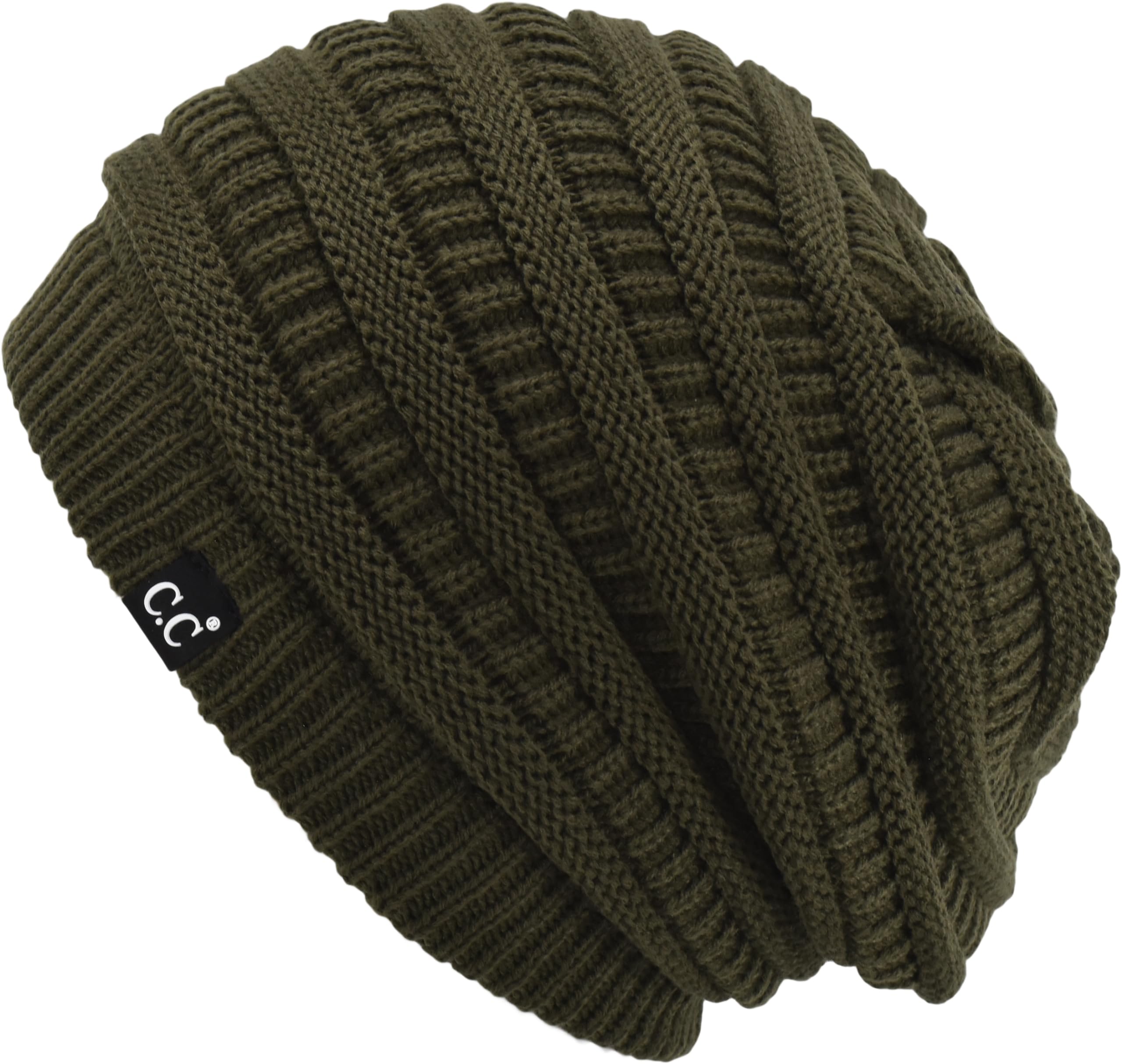 C.C oversized slouch beanie, flex-fit for men and women