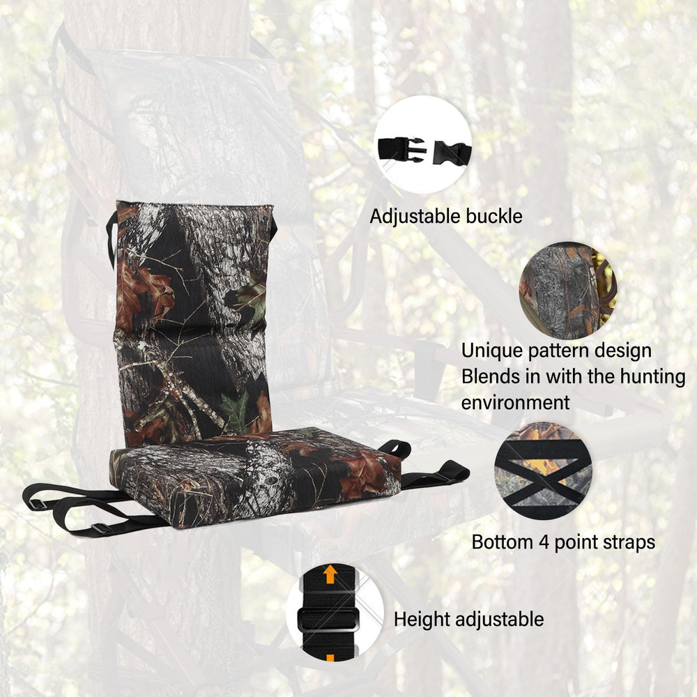 CCYLEZ seat cushion with straps designed for easy outdoor use