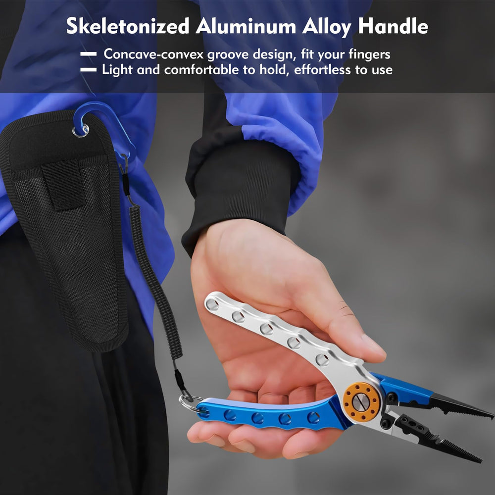 Pliers cutting fishing line and removing hooks