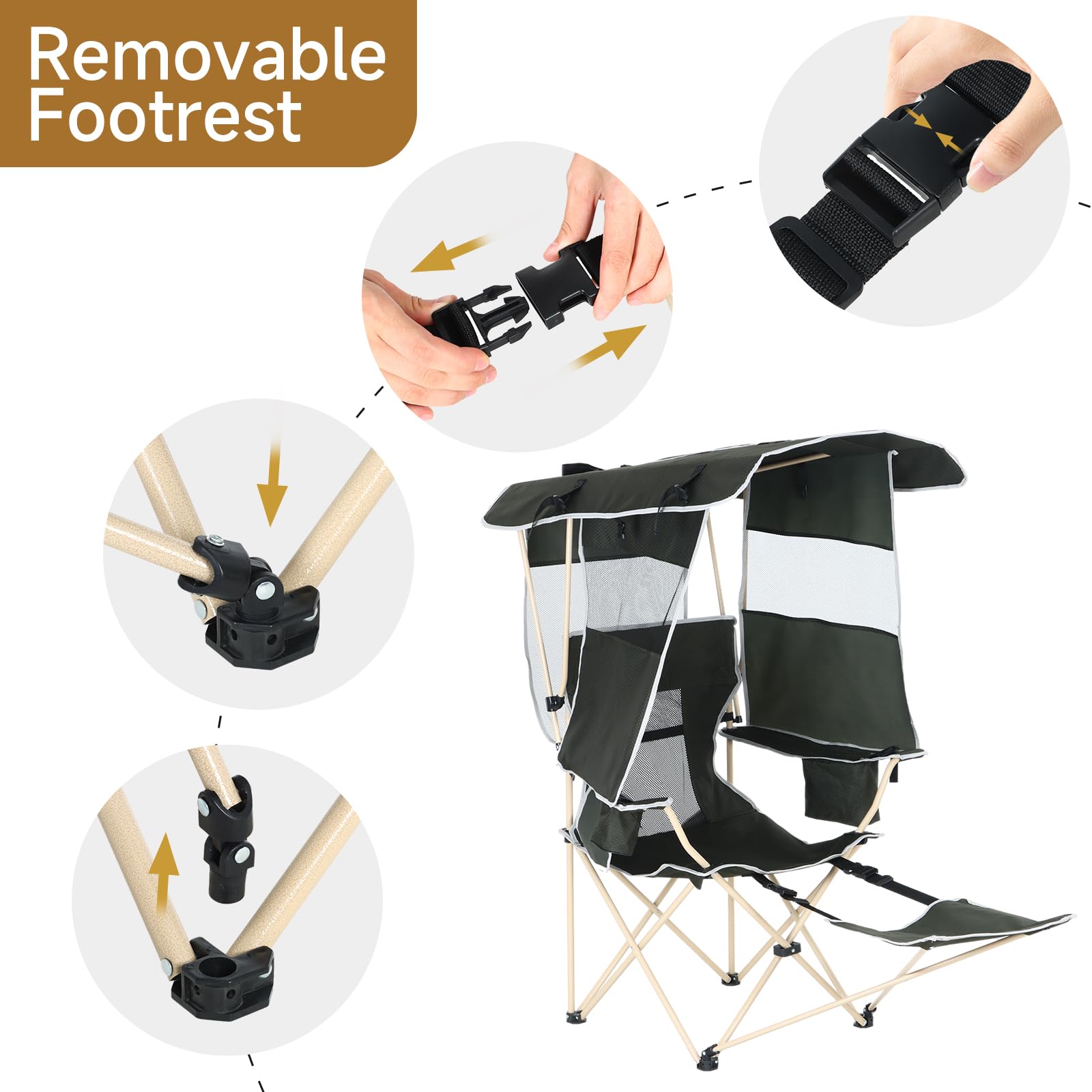 CDEN Cooler Bag integrated keeps drinks cool during outings.