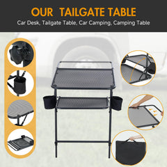 CDEN tailgate table durable and lightweight for camping