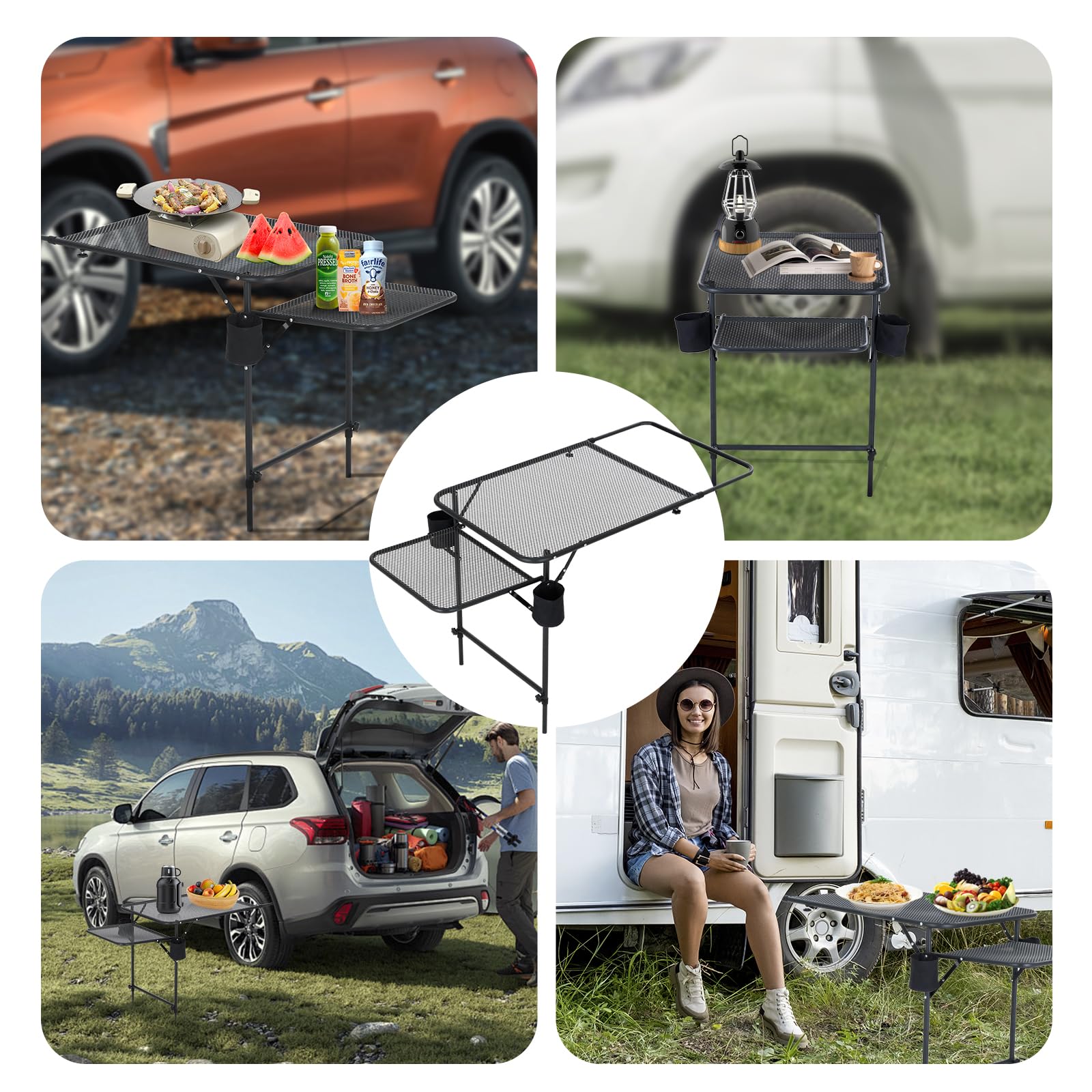 CDEN tailgate table quick setup for effortless outdoor use